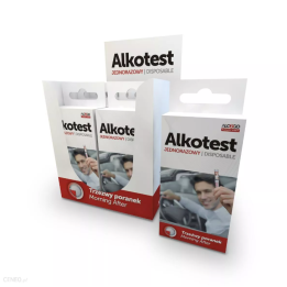 ALKOMAT jednorazowy alkotest z balonikiem ustnik