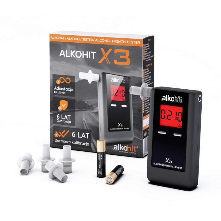 Alkomat Alkohit X3 - PROMOCJA - 6 lat gwarancji