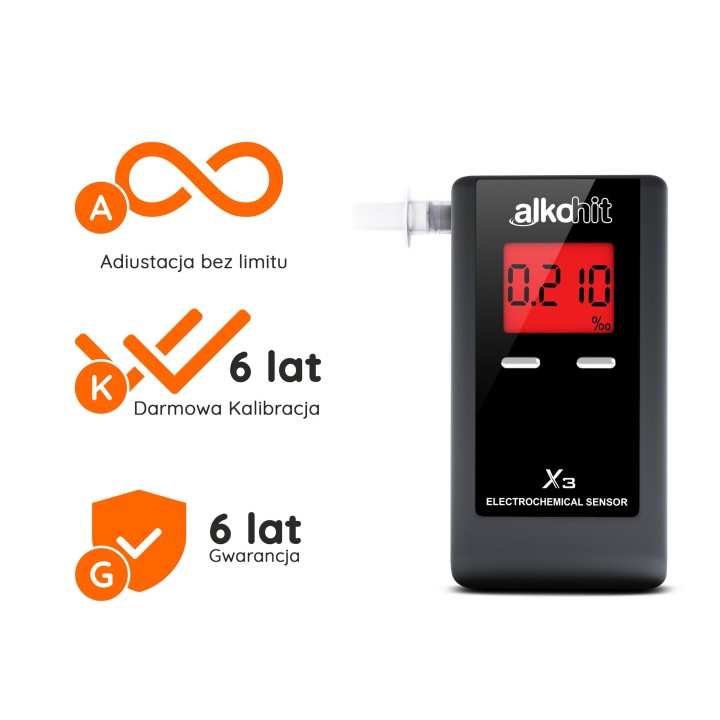 Alkomat Alkohit X3 - PROMOCJA - 6 lat gwarancji