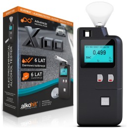 Alkomat ALKOHIT X100 - bezustnikowy - Gwarancja do 6 lat