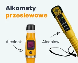 Alkomaty przesiewowe: Alcolook i Alcoblow