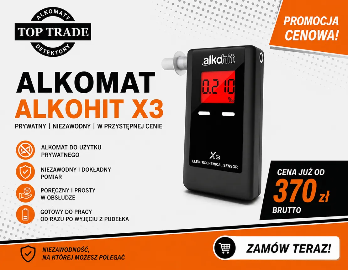 Alkomat Alkohit X3 – promocja