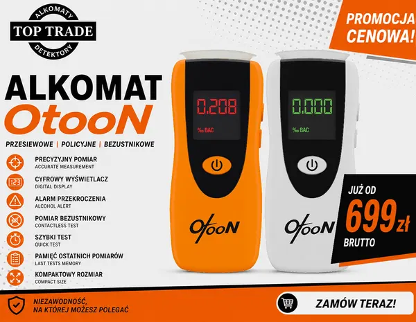 Alkomat bezustnikowy OtooN